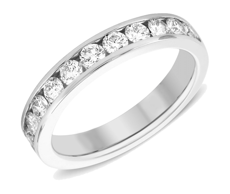 Channel Set Eternity Diamond Ring