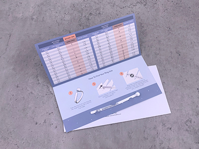 Request for a complimentary ring sizer